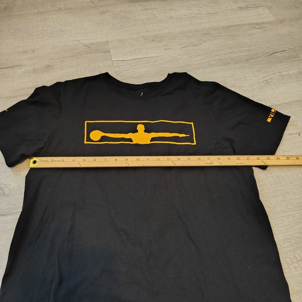 Jordan Wings As For Js Villa Join The Movement Black Yellow T-Shirt Mens XL